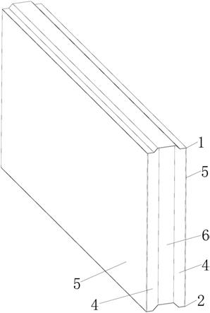 一种带隔音效果的轻质建筑墙板及应用的房屋间隔墙体的制作方法