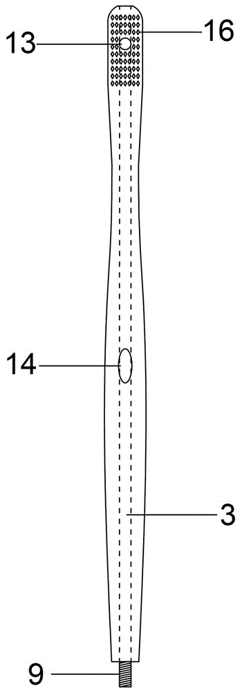 冲吸式牙刷的制作方法