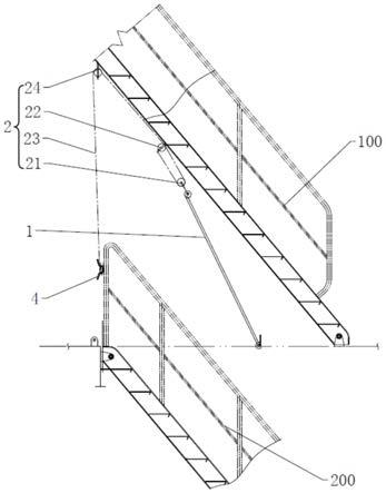 一种楼梯防海盗装置及船舶的制作方法