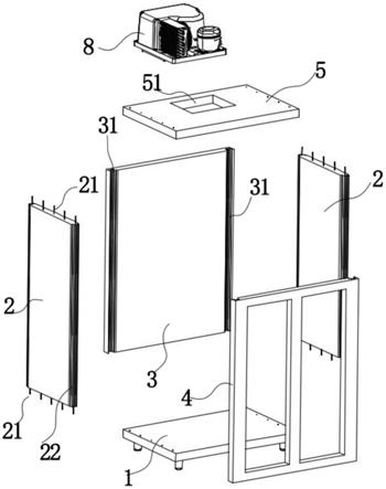 一种拼装冷柜的制作方法