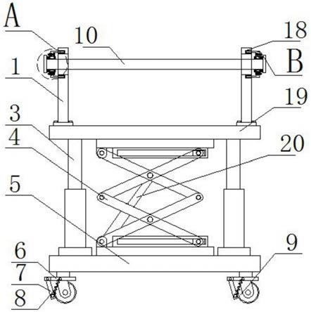 一种房屋建筑用施工平台的制作方法