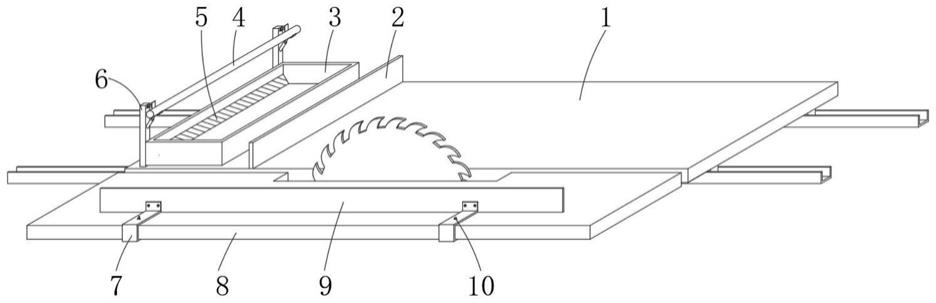 一种台锯自动推料结构的制作方法
