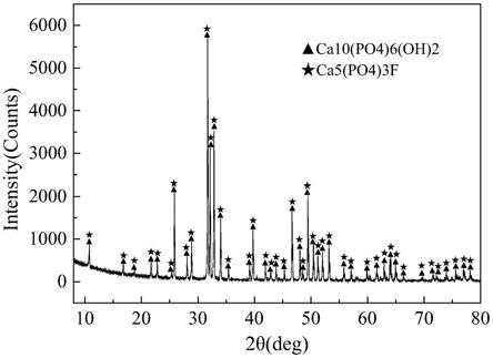 一种氟化钙改性羟基磷灰石粉末及其制备方法与流程