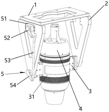 微型涡喷发动机旋转支架的制作方法