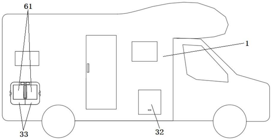 一种具有外橱柜的房车的制作方法