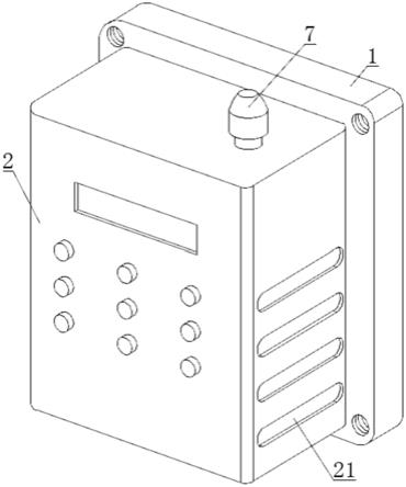 一种空调用具有过温报警结构的变频器的制作方法