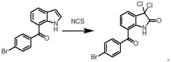 一种7-(4-溴苯甲酰基)-1,3-二氢-2H-吲哚-2-酮的制备方法与流程
