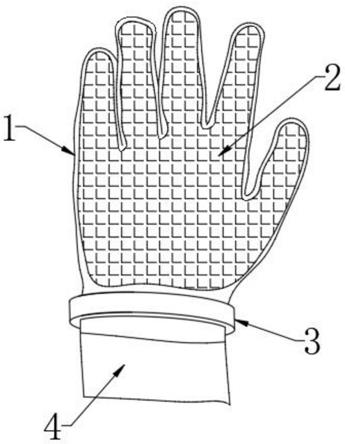一种能增强握力的省力手套的制作方法
