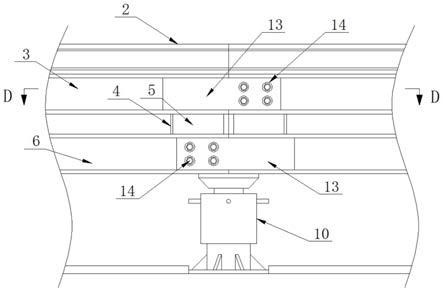 一种船舶建造中可调式小车行进轨道的制作方法