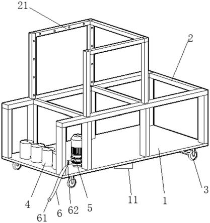 多功能压浆设备移动台车的制作方法