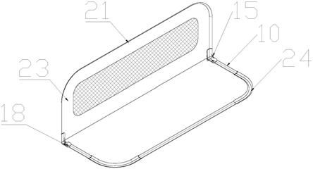 一种快速安装的睡眠床护栏的制作方法