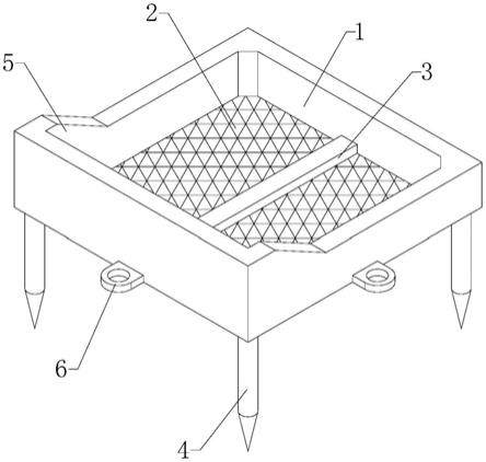 一种矿山边坡绿化用多功能绿化种植架的制作方法