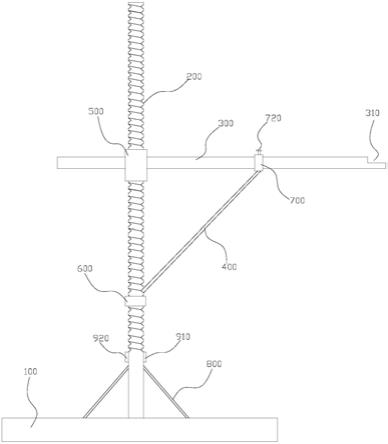 用于辅助施工和检测用的便携式找平架的制作方法