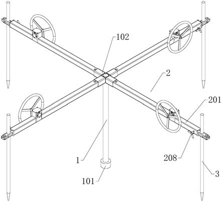 一种建筑工程的锚杆施工定位装置的制作方法