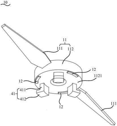 多旋翼螺旋桨组件、动力系统和无人机的制作方法