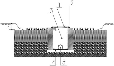 一种用于下凹绿地或雨水花园的雨水口构造的制作方法