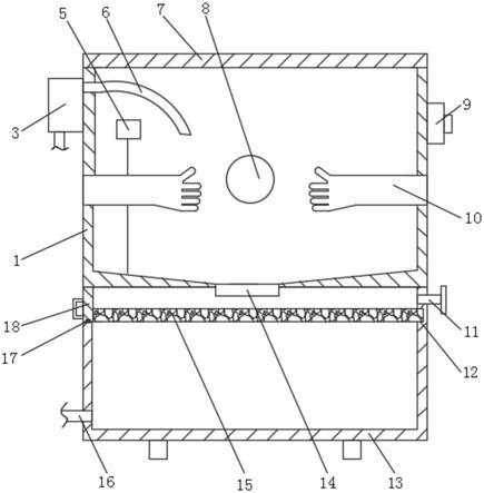 一种带有冲洗功能的浸泡式3D打印件抛光机的制作方法