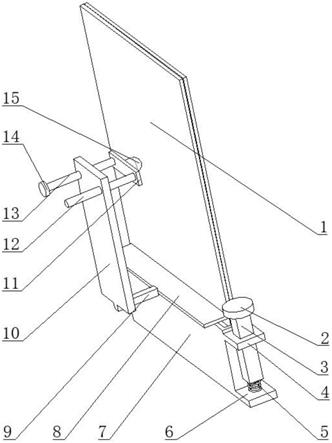 一种医学影像光片夹紧装置的制作方法