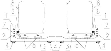 一种轨道交通用双线简支并置L梁的制作方法