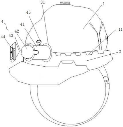 基于安全帽的一种头戴式可伸缩卡座的制作方法