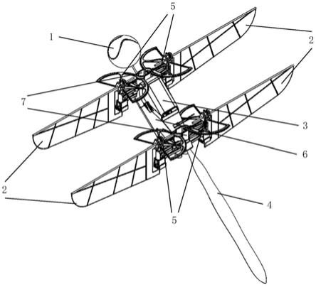 一种可悬停的多翼仿生飞行器的制作方法