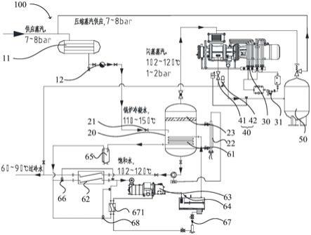 蒸汽冷凝水再利用系统的制作方法