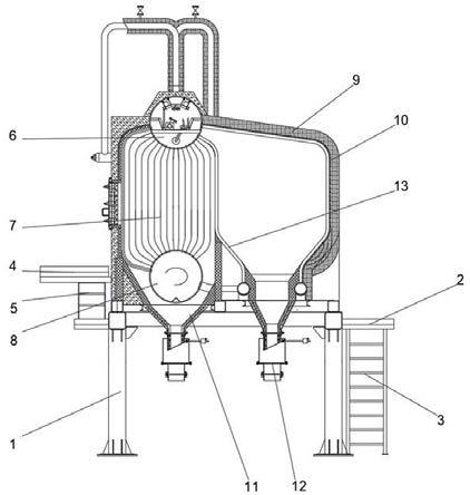 一种新型医疗废物焚烧行业用余热锅炉的制作方法