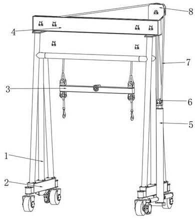 一种具有稳定吊取功能的桥式起重机的制作方法