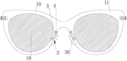 一种无镜框且镜片一体化的眼镜的制作方法