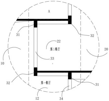 一种叠错空间大面宽剪力墙错动结构的制作方法