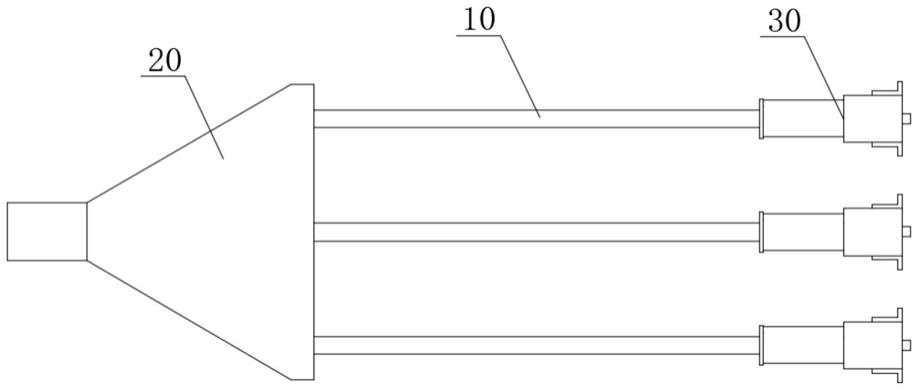 一种室内多芯MPO快接光纤跳线的制作方法