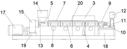 带熔体泵螺杆挤出机的制作方法