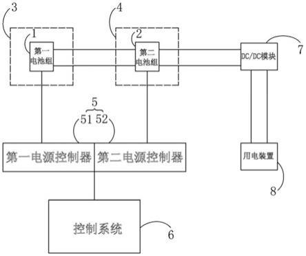 一种分体式电池系统及电动牵引车的制作方法