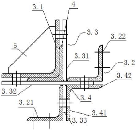 一种单角钢主材十字型截面夹具型加固装置的制作方法