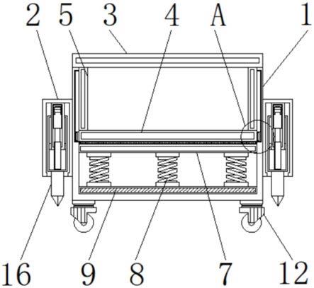 一种具有分类存放且便于携带的建筑检测工具箱的制作方法