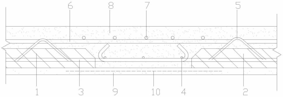一种预制楼板拼缝处连接节点结构的制作方法