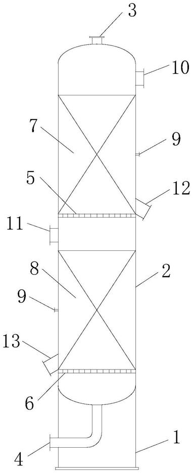 一种脱除中温合成气中微量硫化氢的装置的制作方法