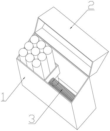 一种便于烟支固定的烟盒的制作方法