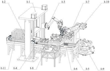 一种坦克行动支架随行夹具工艺系统及自动化加工生产线的制作方法