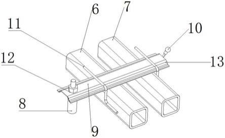 一种折叠式陪护床椅的防翻支架装置的制作方法