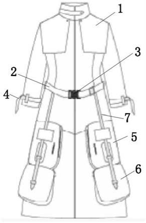 一种具有救生功能的衣服的制作方法