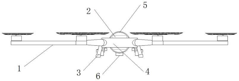 一种全角度多载重搭配的模块化航拍无人飞行器的制作方法