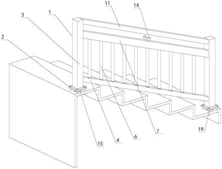 一种装配式楼梯拦杆的制作方法