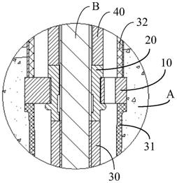 螺纹钢筋锚固结构的制作方法