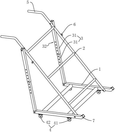 搬运配电柜的工具车的制作方法