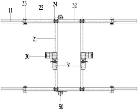 一种甲板上平移式的双吊点门架吊艇架的制作方法