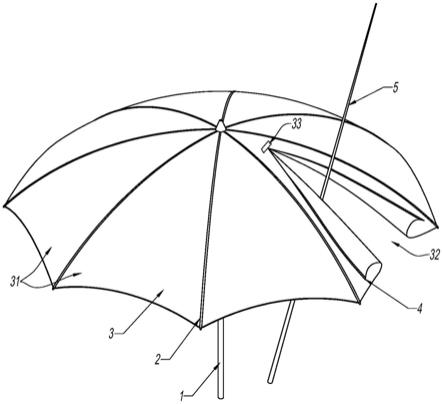 一种垂钓阳伞的制作方法