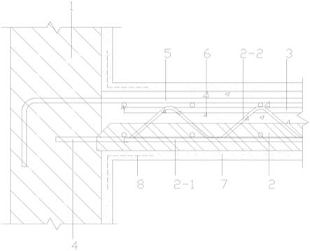 一种用于预制楼板与现浇墙连接节点结构的制作方法