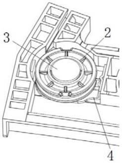 塑料升降器滑轮安装结构的制作方法