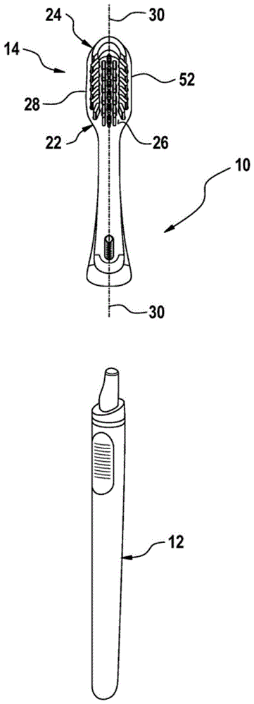 用于口腔护理工具的头部和包括此类头部的套件的制作方法